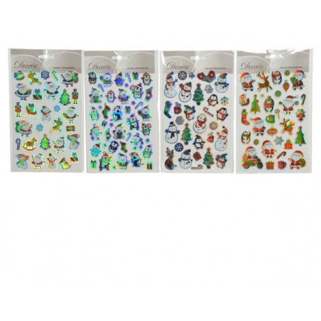 STICKERS ASS.TI NATALIZI 4ass 1pz