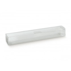 SCATOLA ASTUCCIO PVC TRASPARENTE 24x4x3cm 10pz