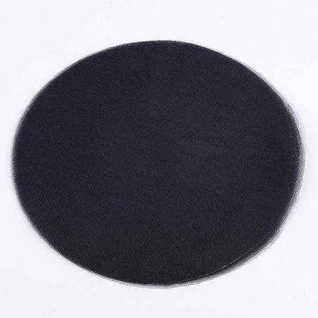 DISCHI TULLE FILE' ø23cm TONDI COLOR NERO 50pz