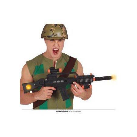 FUCILE D'ASSALTO CON LUCE E SUONO 70cm