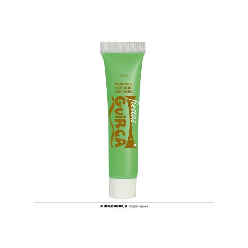 TRUCCO CREMA FLUORESCENTE 10ml VERDE