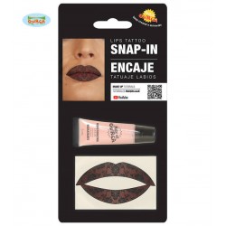 TATUAGGIO LABBRA ROSE CON IDRATANTE E REMOVER