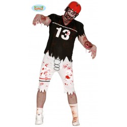 COSTUME GIOCATORE RUGBY ZOMBIE ADULTO TG.L