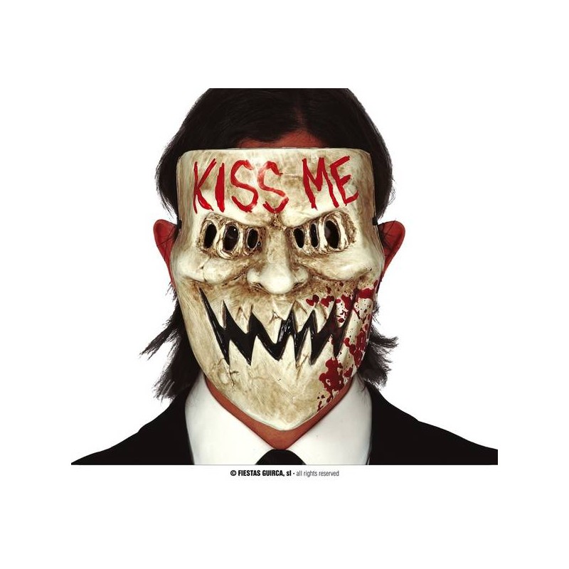 MASCHERA KISS ME HORROR PVC