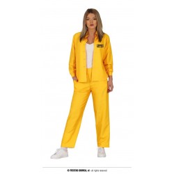 COSTUME CARCERATA GIALLO TG.42/44