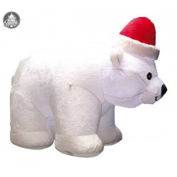 ORSO POLARE GONFIABILE C/PELO 150cm