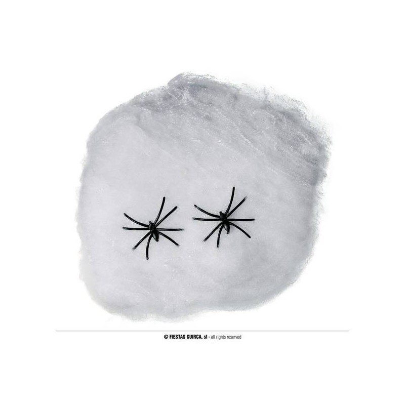 RAGNATELA BIANCA CON RAGNI 40gr