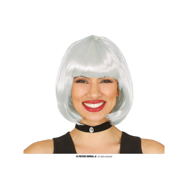 PARRUCCA MEDIA LUNGHEZZA BIANCA 30gr