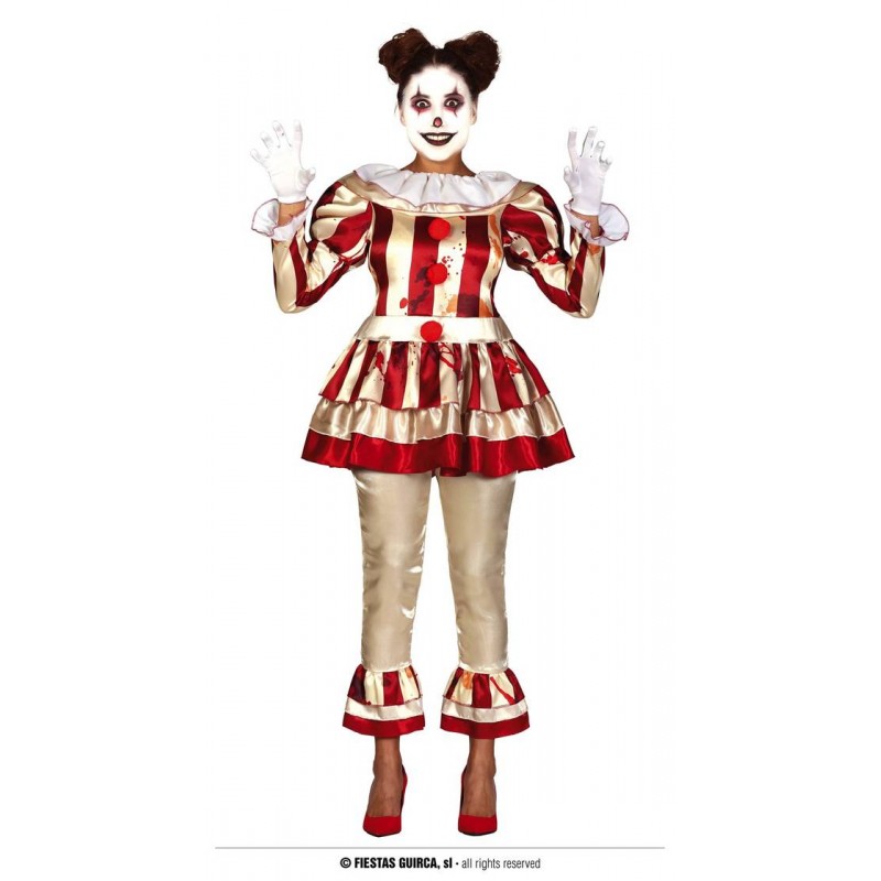 COSTUME DONNA CLOWN ASSASINO TG.M 38-40