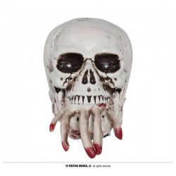 TESCHIO C/MANO CON LUCE SUONO E MOVIMENTO H.24cm