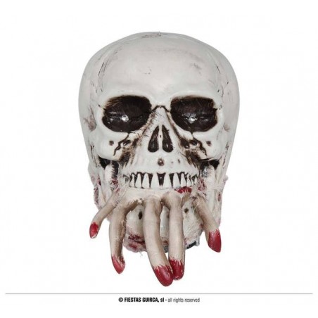 TESCHIO C/MANO CON LUCE SUONO E MOVIMENTO H.24cm