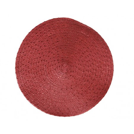 SOTTOPIATTO FILATO ROSSO PP ø30cm ROSSO