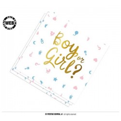 TOVAGLIOLI CARTA BOY OR GIRL STAMPA HOT GOLD 12pz