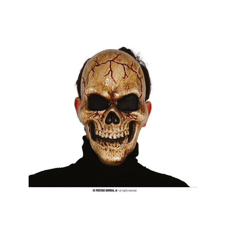 MASCHERA TESCHIO OSCURO PVC