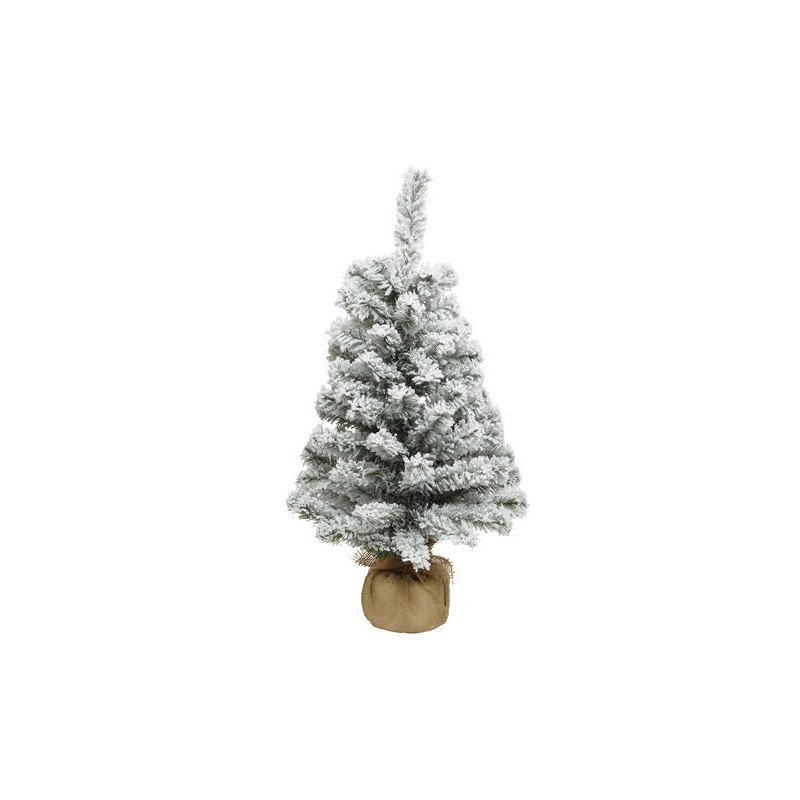 ALBERO MINI INNEVATO IMPERIAL ø25cm H.60cm VERDE-BIANCO
