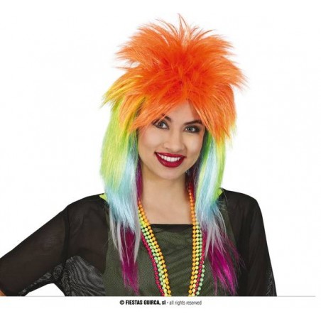 PARRUCCA ROCK MULTICOLORE