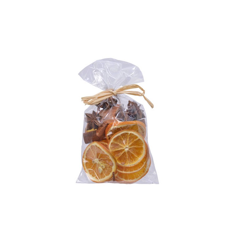 POT POURRI MIX ARANCIA-CANNELLA-ANICE-STELLA DI COCCO H.10cm