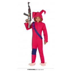 COSTUME CONIGLIETTO SOLDATO 7 - 9 ANNI
