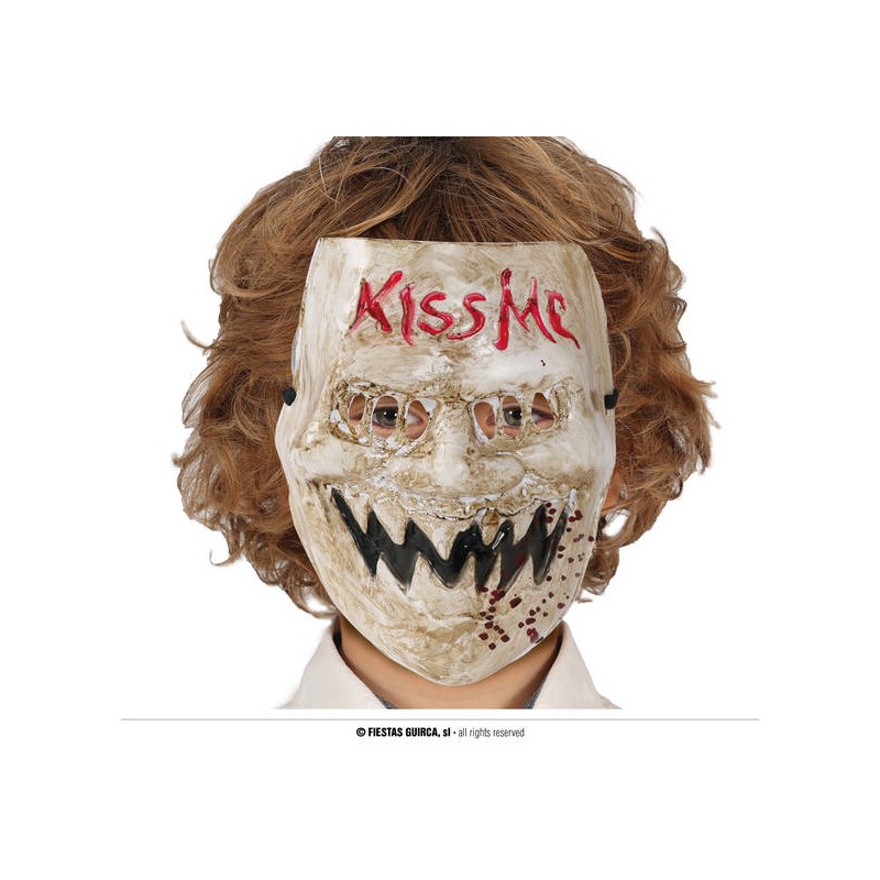MASCHERA KISS ME PVC BAMBINO