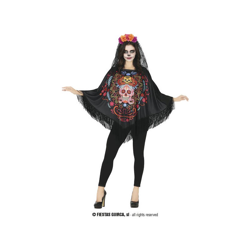 COSTUME DIA DE LOS MUERTOS POCHO DONNA TG.38-40 M