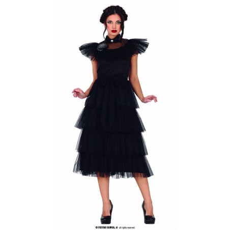 COSTUME DONNA GHOST GIRL REGINA DELLA NOTTE TG.M 38-40