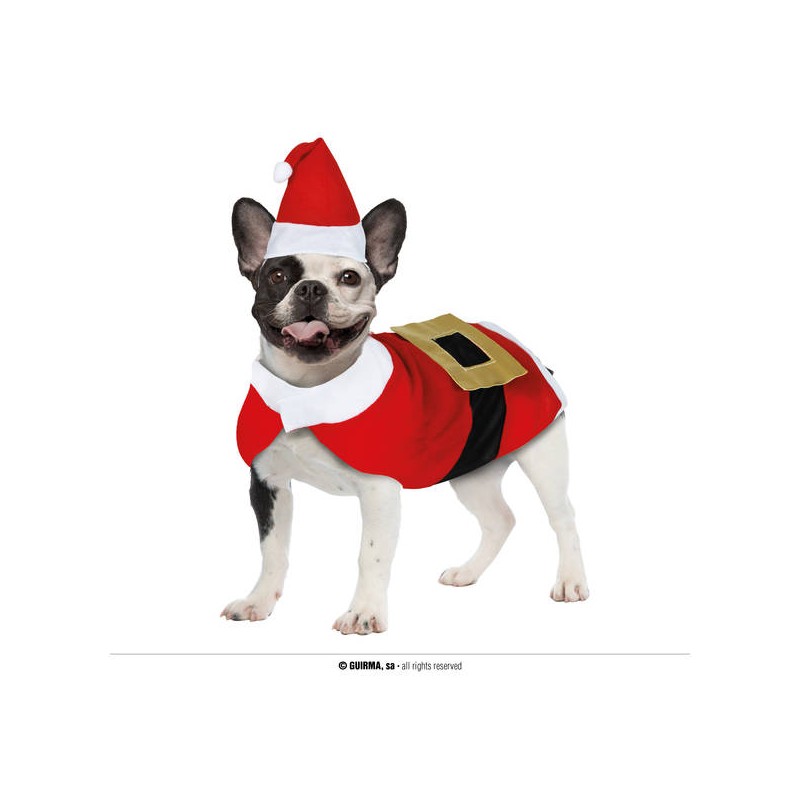 VESTITO BABBO PET CON CAPPELLO TG.S