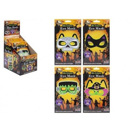 MASCHERINE HALLOWEEN GLOW LED ASS.TI 1pz