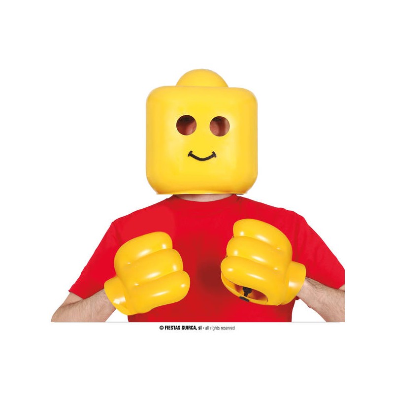 MASCHERA E MANI LEGO