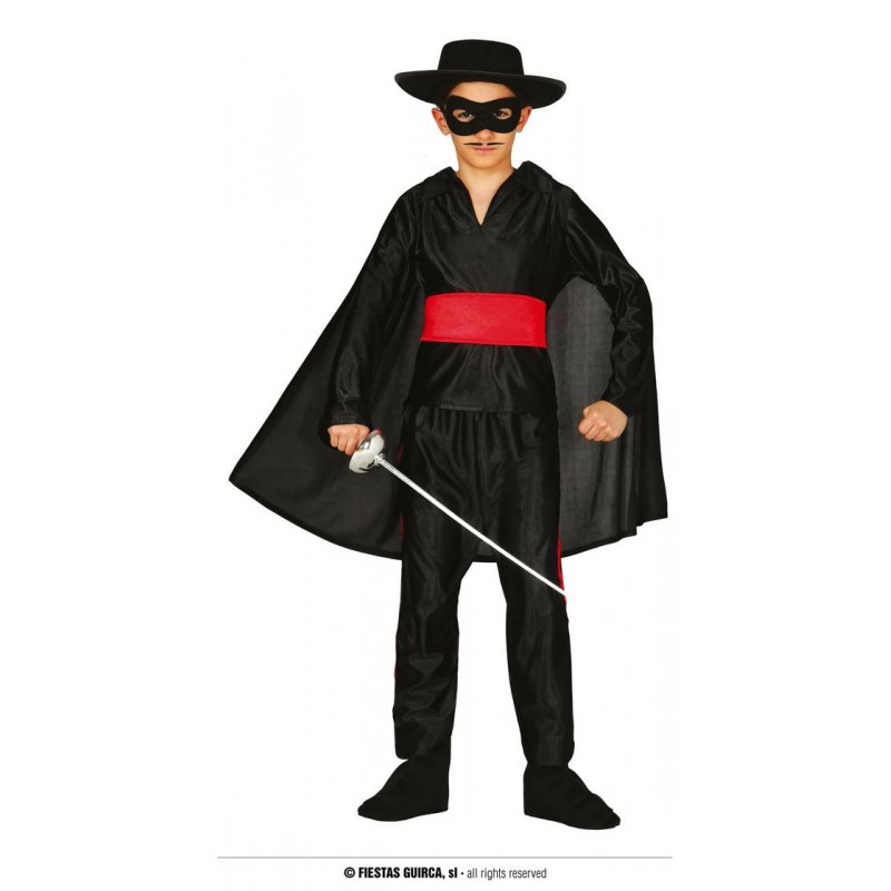 COSTUME BANDITO MASCHERATO 3-4 anni