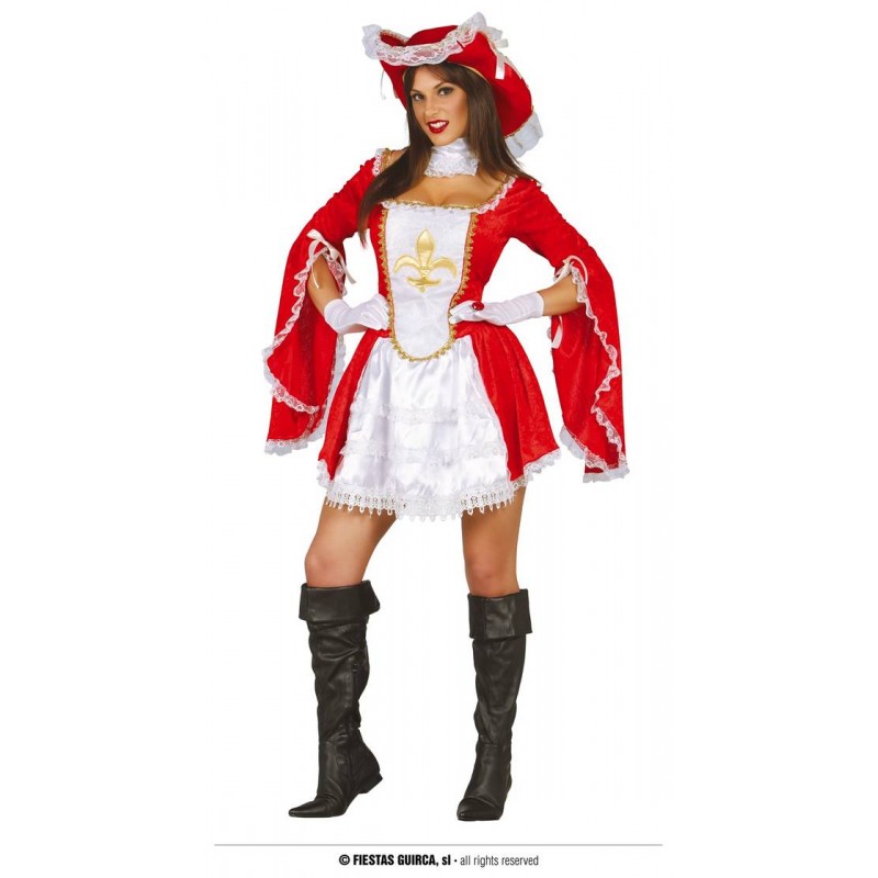 COSTUME MOSCHETTIERE DONNA TG.M