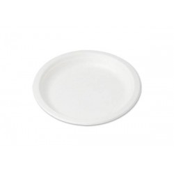 PIATTI DESSERT POLPA ø17,5cm BIO COMPOSTABILI 25pz BYO'