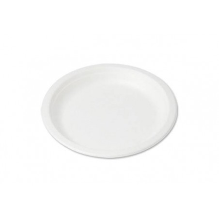 PIATTI DESSERT POLPA ø17,5cm BIO COMPOSTABILI 25pz BYO'