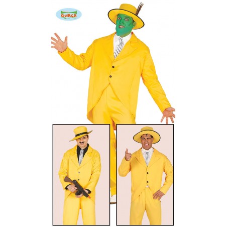 COSTUME GANGSTER GIALLO TG.M 48-50