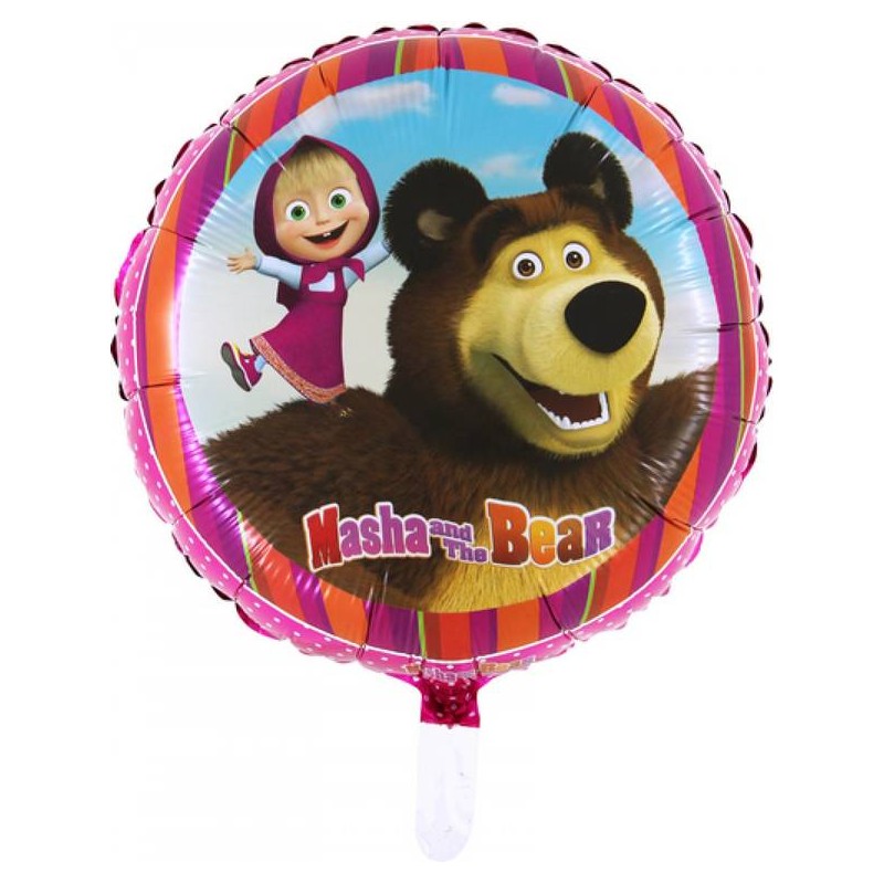 PALLONE MYLAR 45cm MASHA & ORSO
