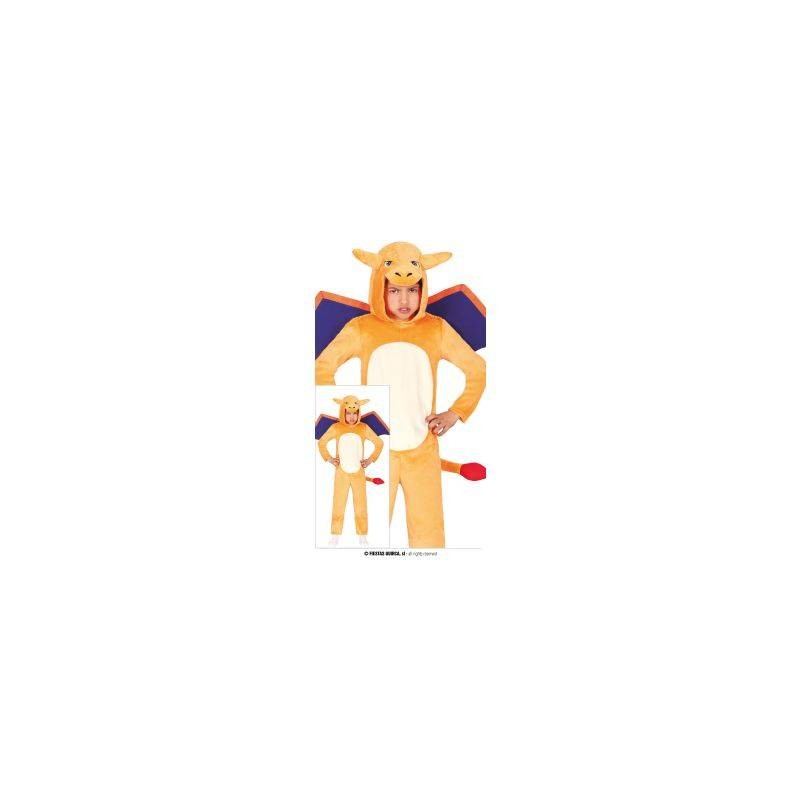 COSTUME DRAGO DI FUOCO 7-9 ANNI