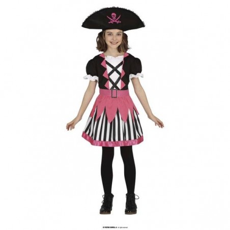 COSTUME BAMBINA PIRATA 3-4 ANNI