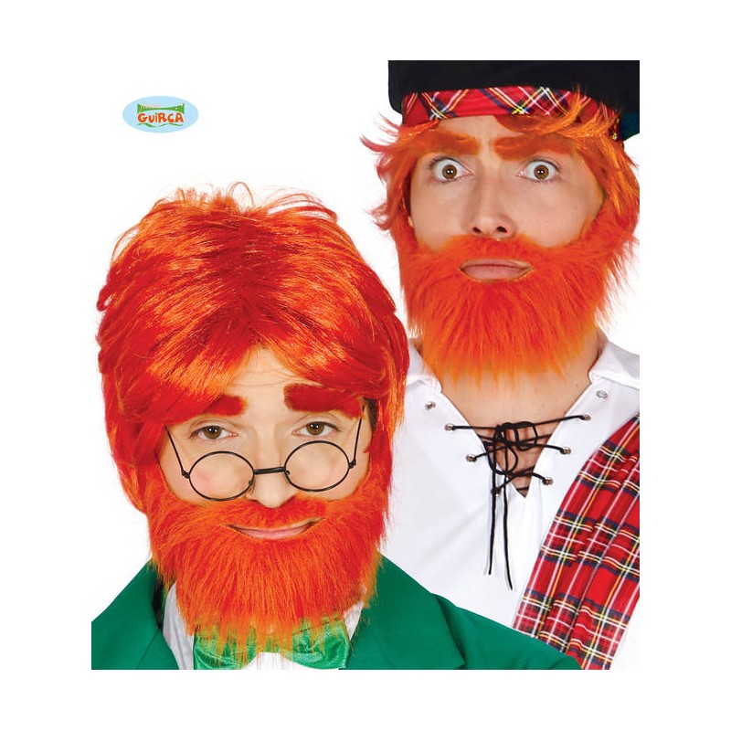 PARRUCA ROSSA CON BARBA