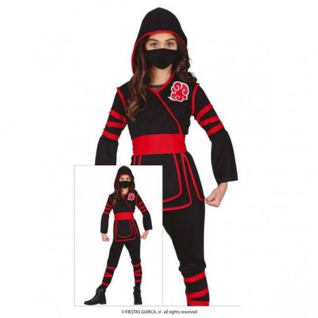 COSTUME NINJA BIMBA 5-6 ANNI