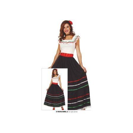 COSTUME DONNA MESSICANA TG.XL 44-46