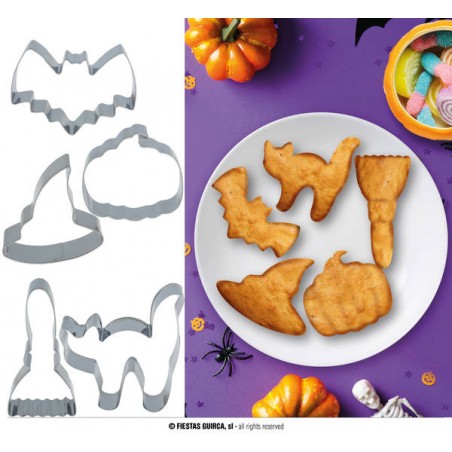 STAMPI PER BISCOTTI IN METALLO 5pz