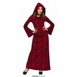 COSTUME RED HOODED WITCH TG.L 42-44