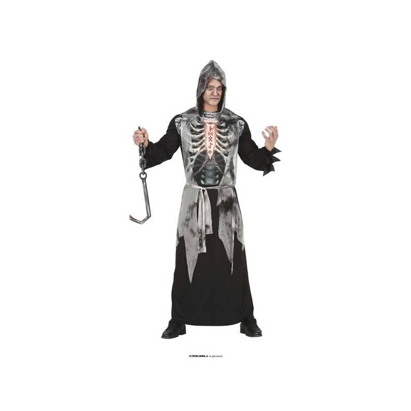 COSTUME HOODED SKELETON TG.L 52-54