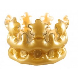 CORONA GONFIABILE ORO 33,5cm ADULTO