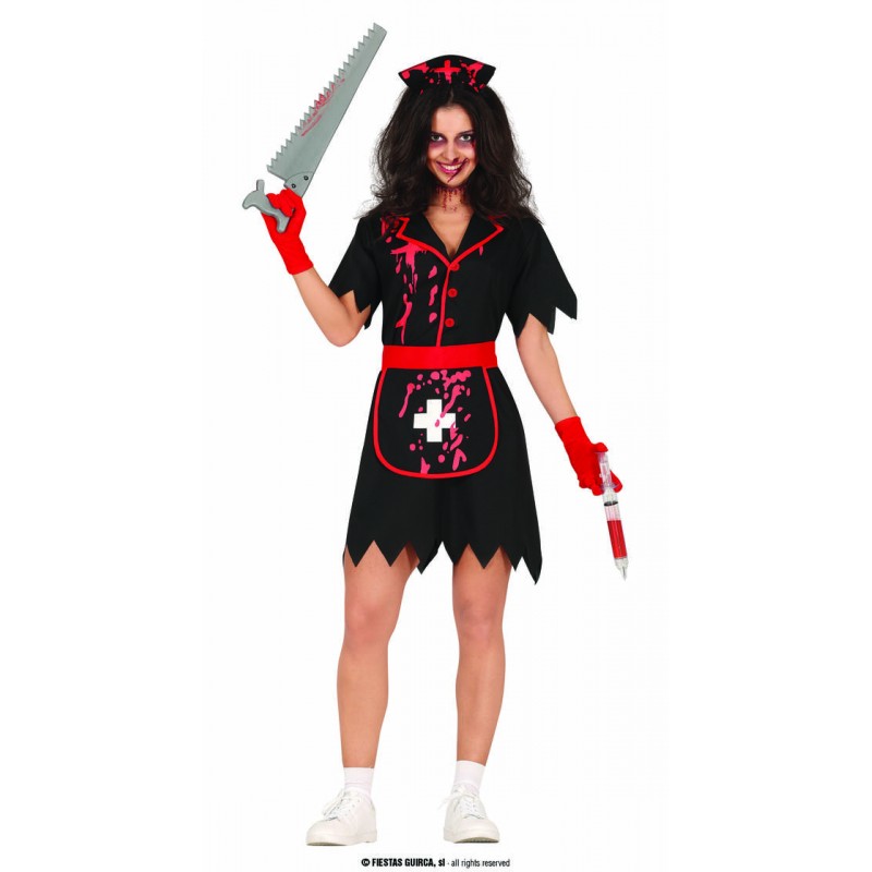 COSTUME INFERMIERA BLACK BLOODY TG.M 38-40