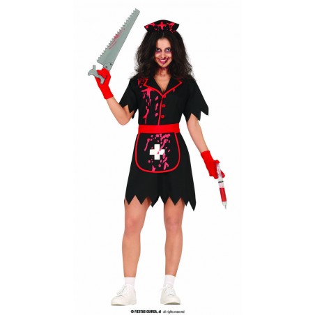 COSTUME INFERMIERA BLACK BLOODY TG.M 38-40