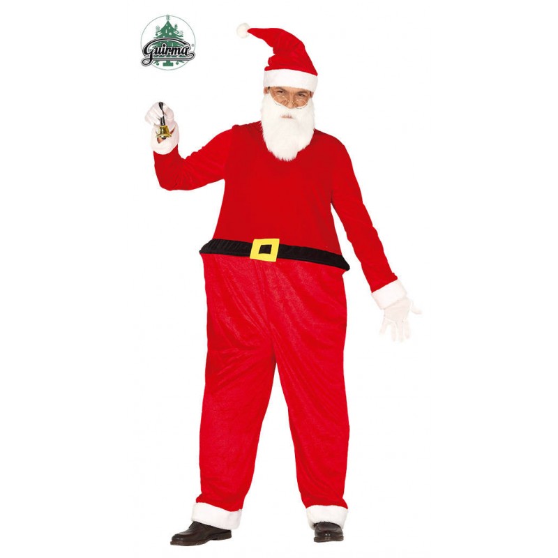 VESTITO BABBO NATALE CON PANCIONE TG.L 52-54