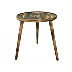 TAVOLINO LEGNO TONDO ø47x52,5cm NATURAL