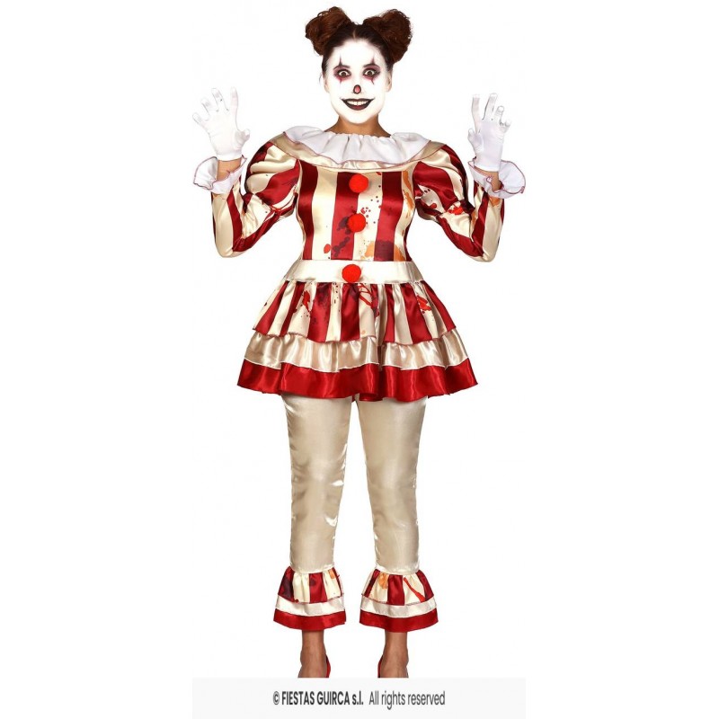 COSTUME DONNA CLOWN ASSASINO TG.S 36-38