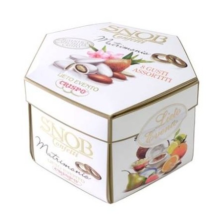 CONFETTI SNOB LIETO EVENTO IMB. SING. ASSORTITI BIANCHI 500gr