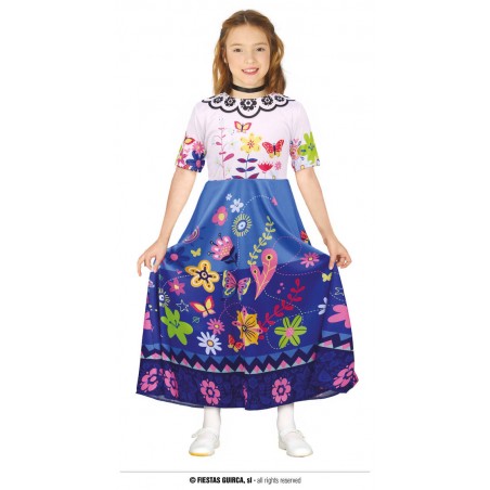 COSTUME PRIMAVERA BIMBA 7 - 9 ANNI